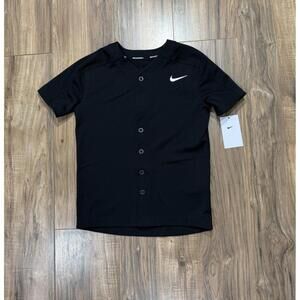 Nike Youth Stock Vapor Select Full-Button Baseball Jersey